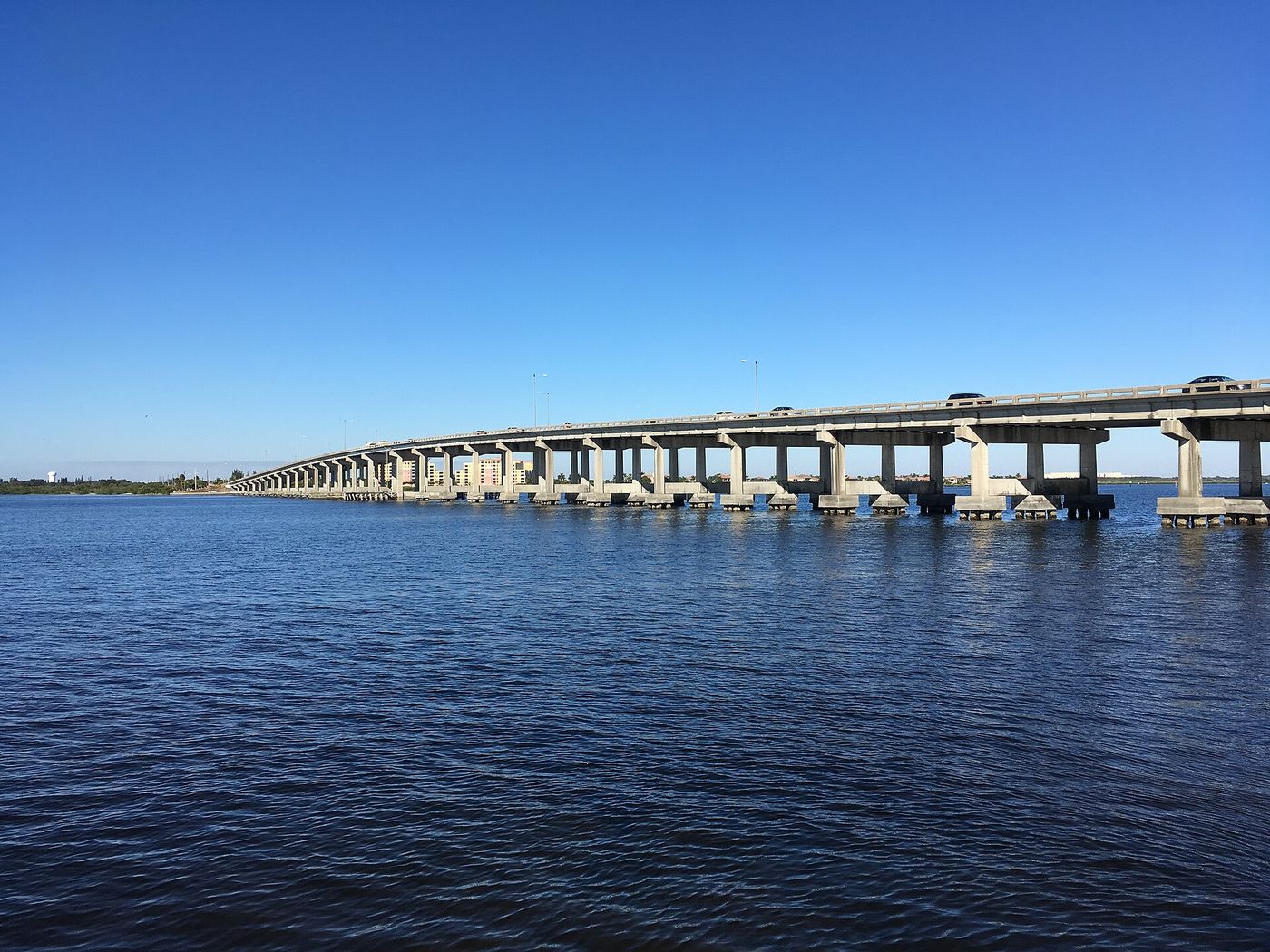 The DeSoto Bridge crossing the Manatee River