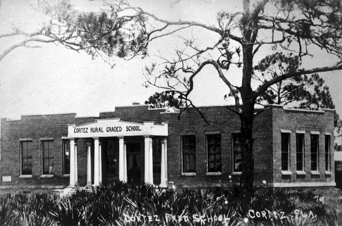 The restored 1912 Cortez schoolhouse that now houses the Florida Maritime Museum
